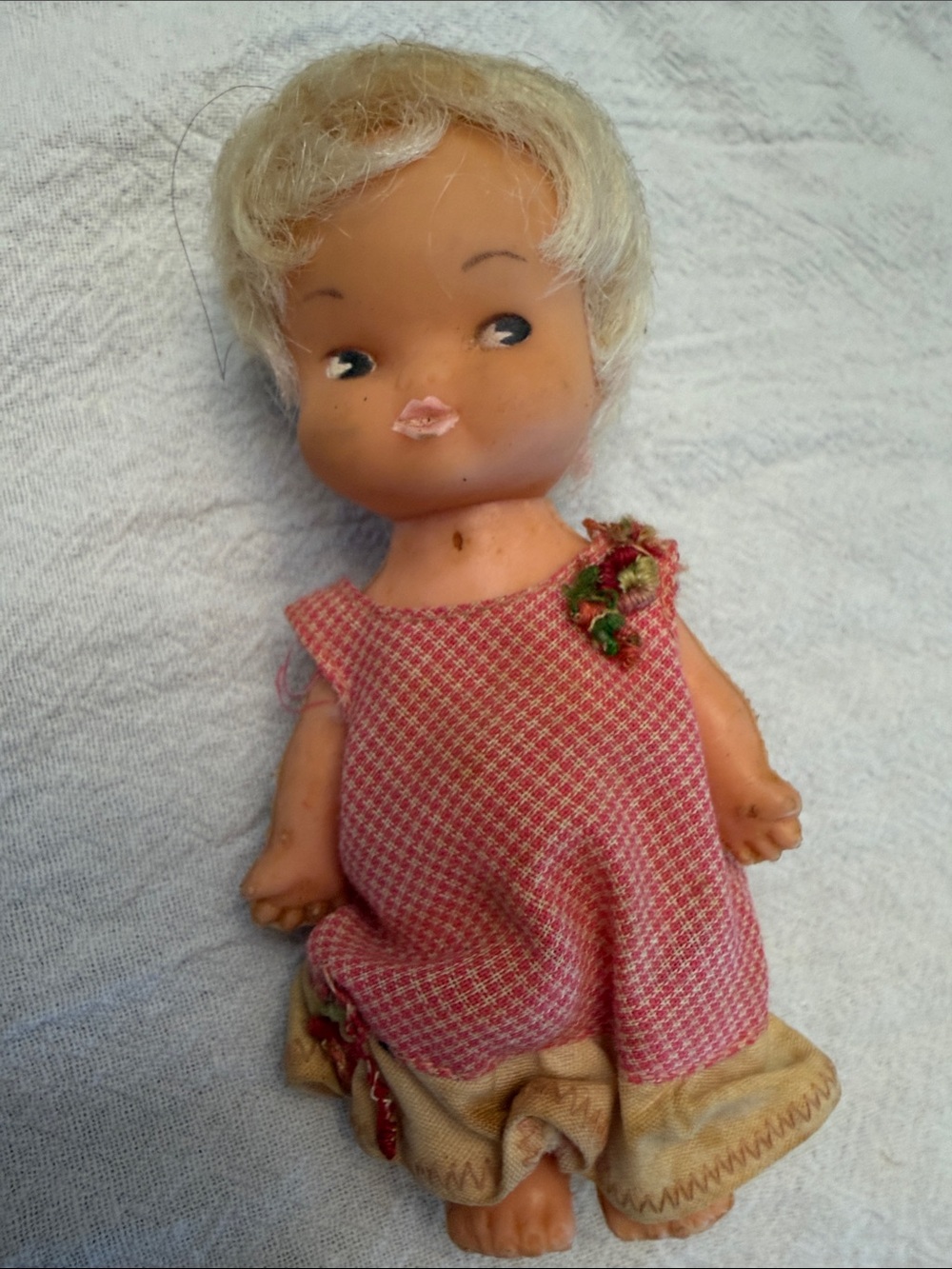 Lot of 7 small dolls vintage UNEEDA 1967 PEEWEE  Vintage